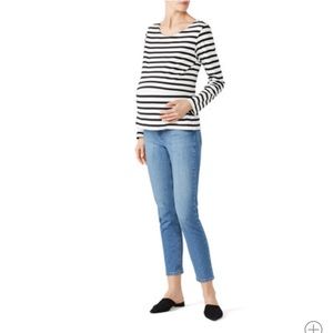 ISABELLA OLIVER STRIPED nursing MATERNITY TOP 3